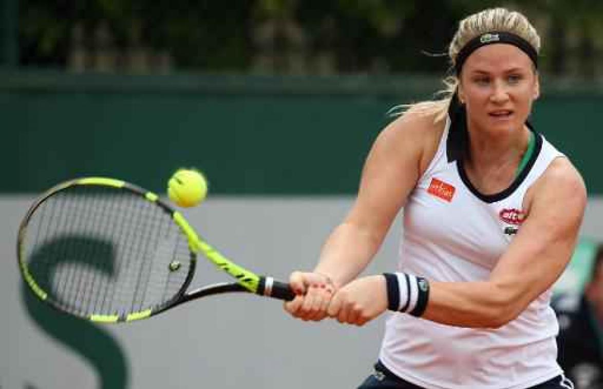 US Open - Ysaline Bonaventure plaatst zich voor tweede kwalificatieronde