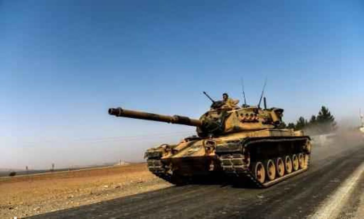 Turkije heeft tanks op Syrisch grondgebied gestuurd
