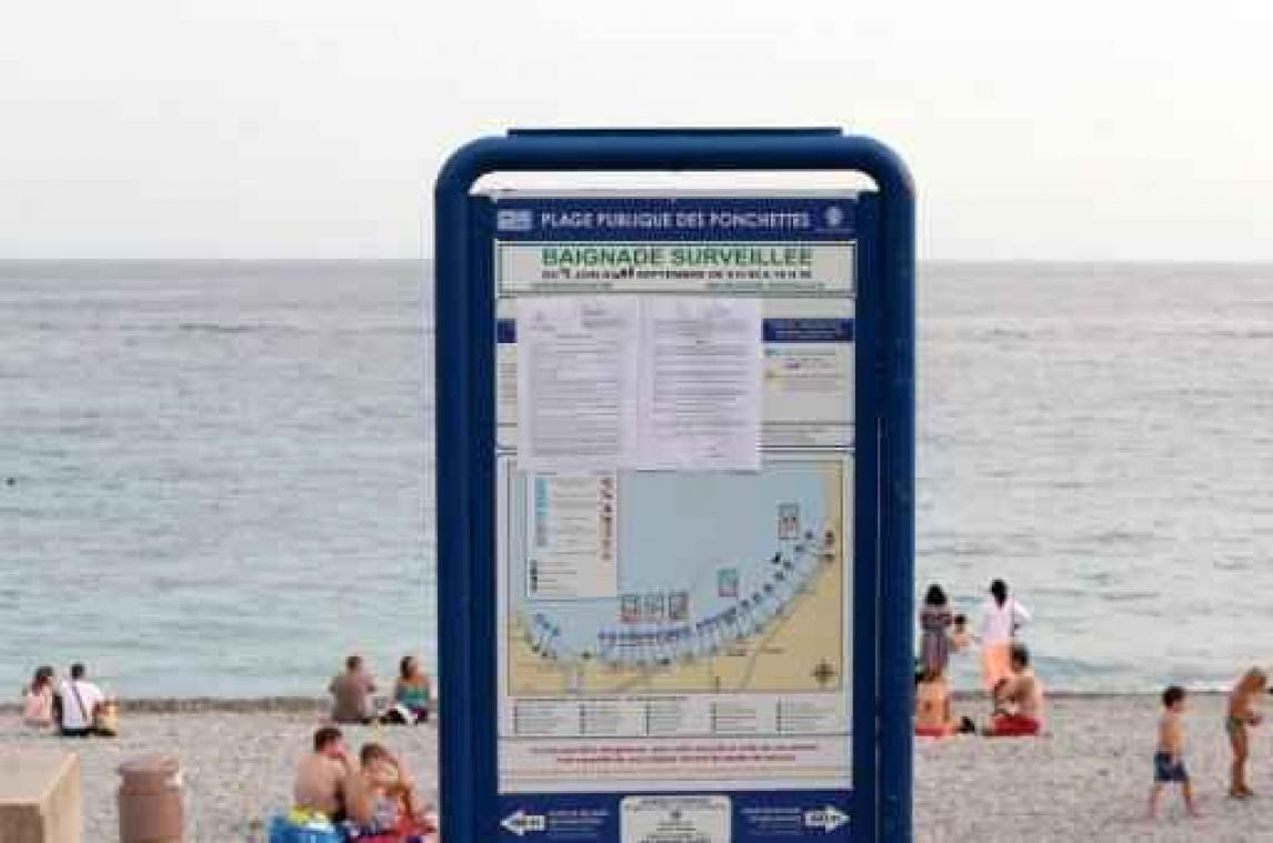 Verontwaardiging over foto's van politiecontrole op strand in Nice