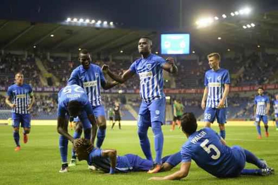 Europa League - Racing Genk heeft geen moeite met Lokomotiva Zagreb en bereikt groepsfase