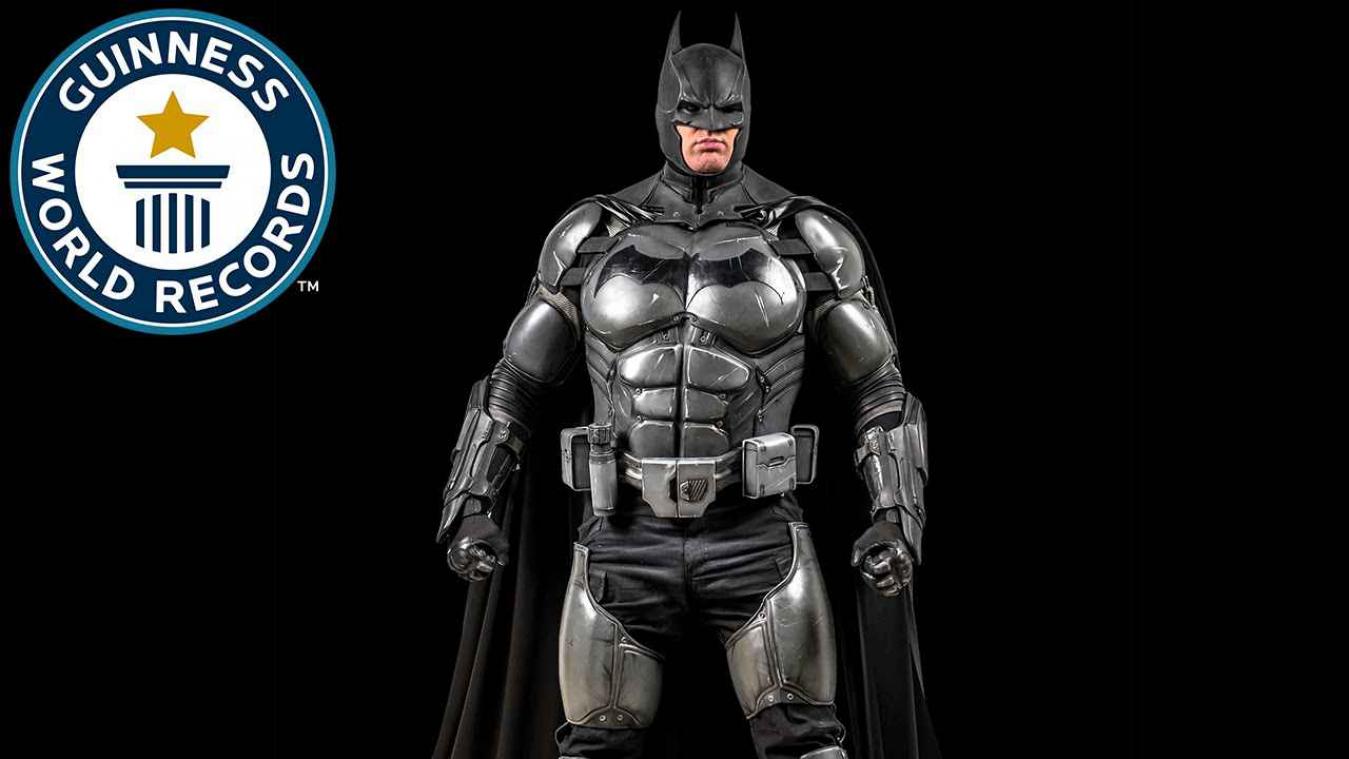 Zelfgemaakte Batman-vermomming vestigt wereldrecord