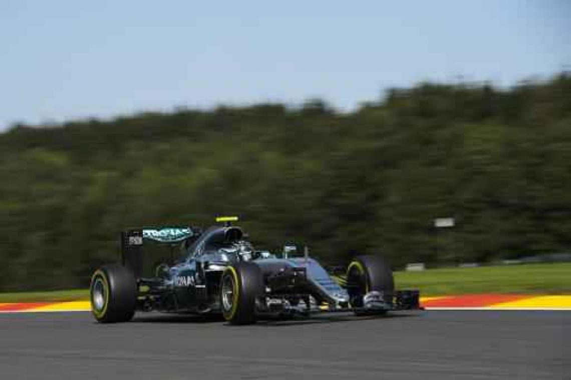 Rosberg pakt de poleposition in Spa-Francorchamps