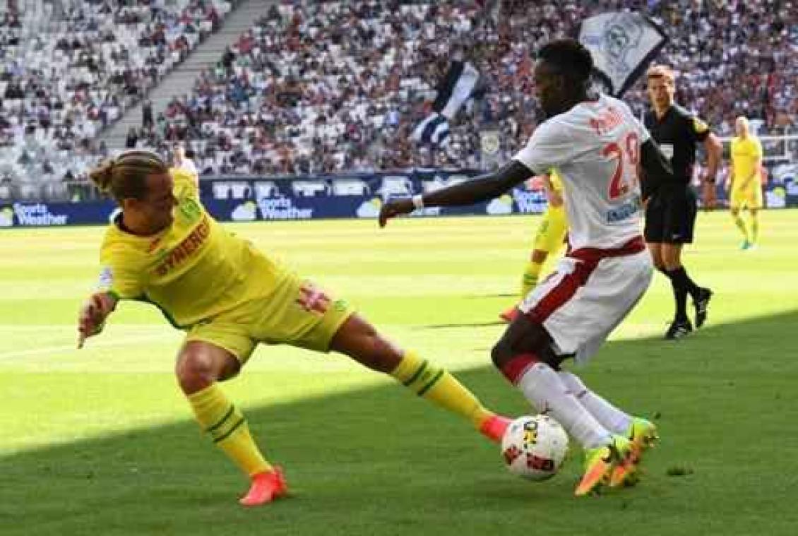 Guillaume Gillet gaat met Nantes onderuit in Bordeaux
