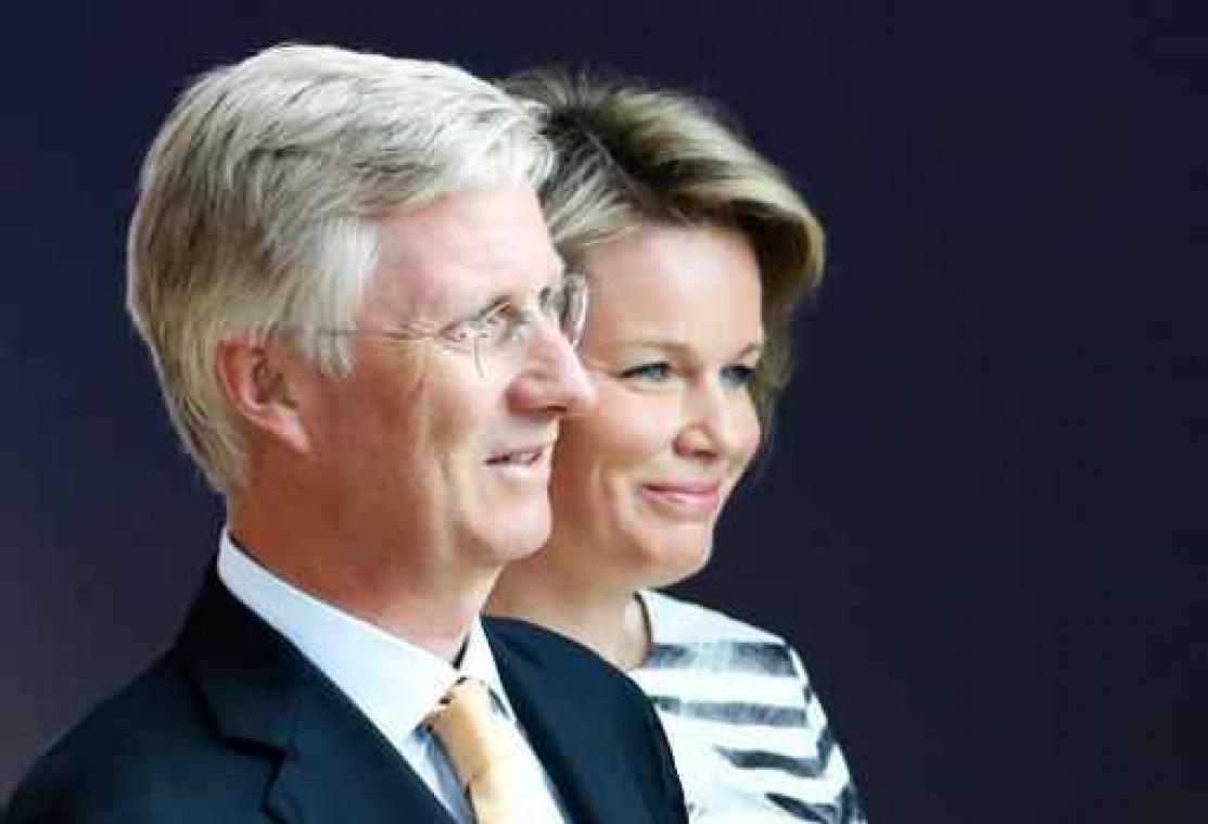 Koning Filip en Koningin Mathilde op 40ste editie Memorial Van Damme