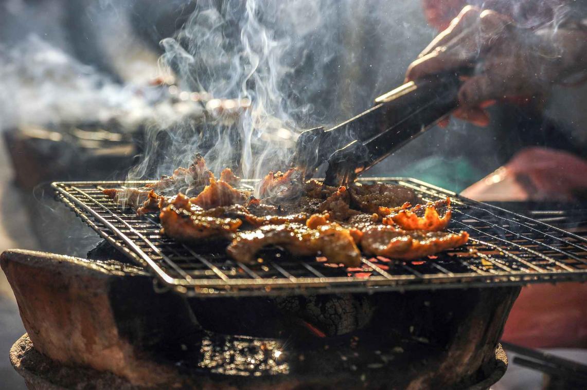 Familie gehospitaliseerd na barbecue in tent