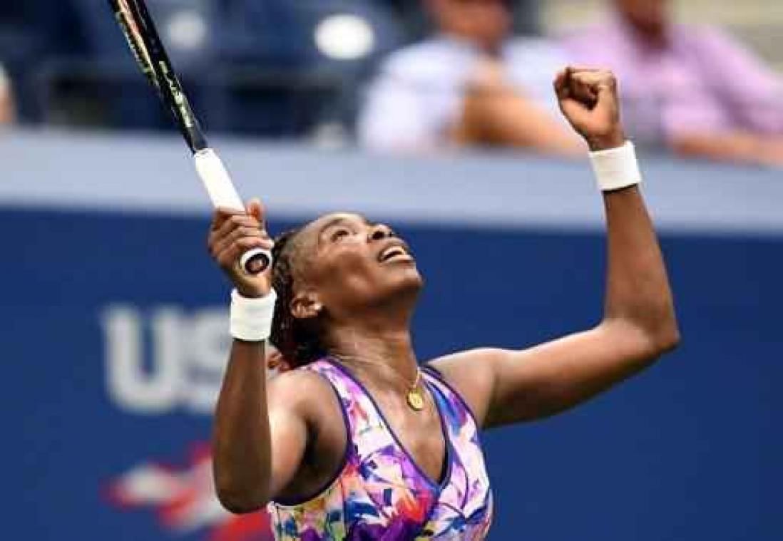 US Open - Venus Williams viert record met zege