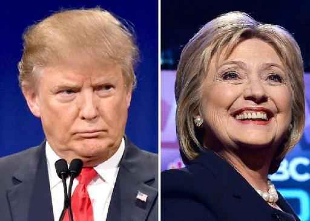 Trump verkleint in peiling voor Fox achterstand op Clinton