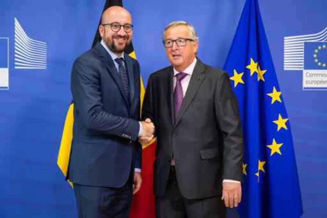Premier Michel en Commissievoorzitter Juncker bereiden EU-top Bratislava voor
