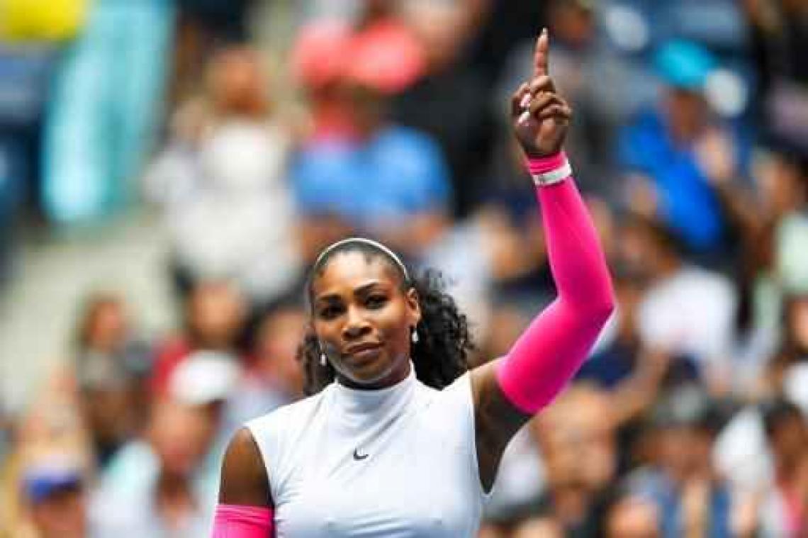 US Open - Serena Williams met recordzege naar achtste finales