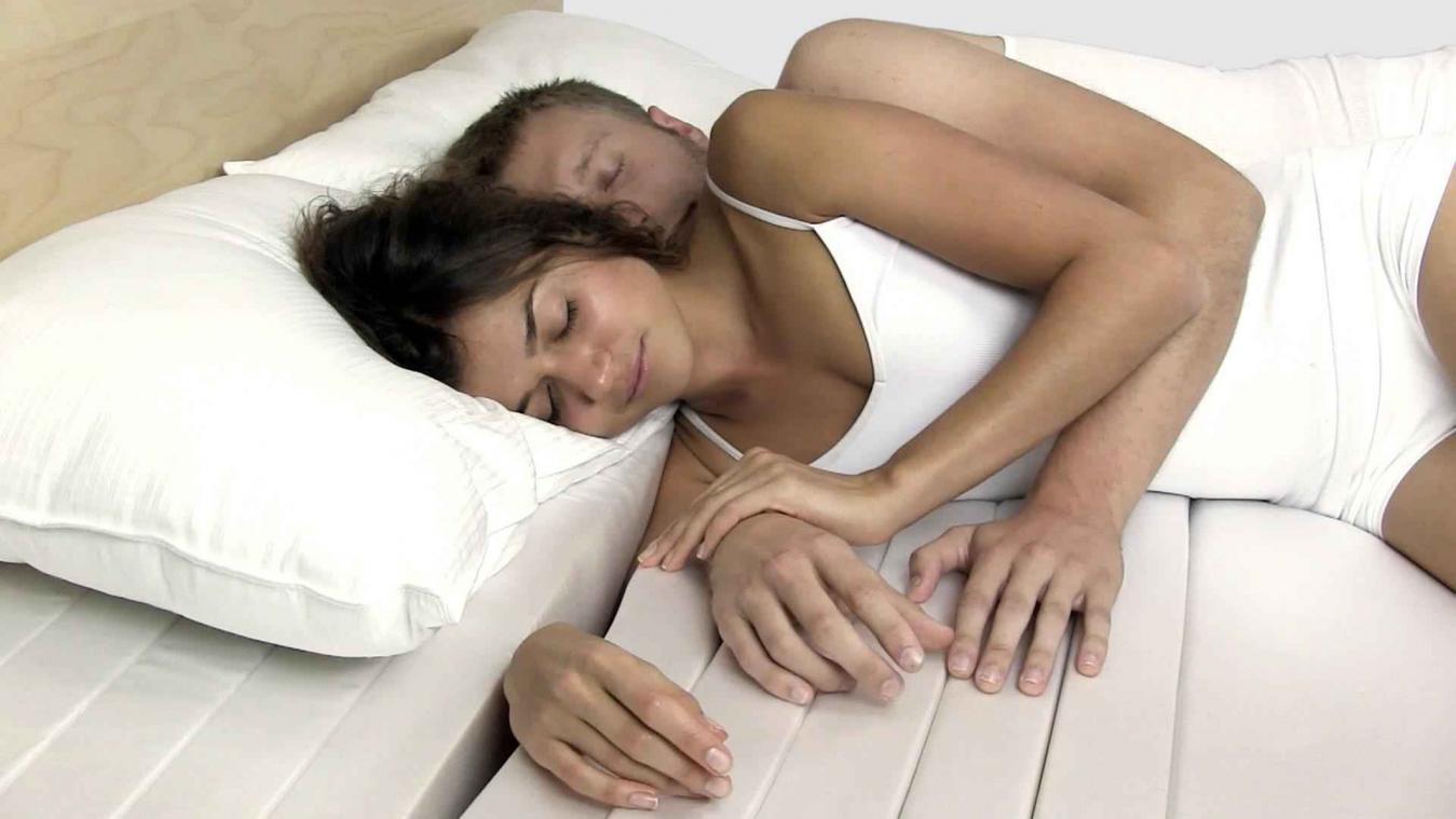 Dankzij deze matras kan je comfortabel 'lepelen'