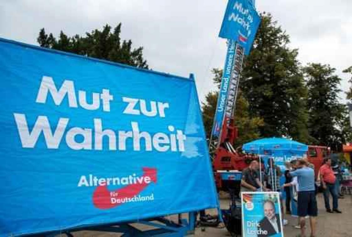 Europese rechts-populisten feliciteren AfD met overwinning Duitse deelstaatverkiezingen