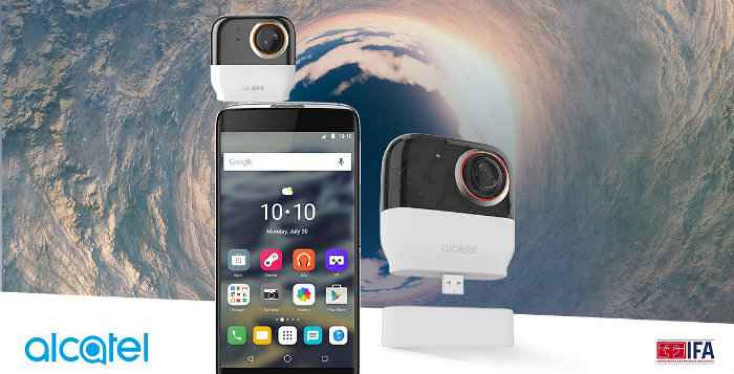 Alcatel broedt op 360-gradencamera voor smartphone
