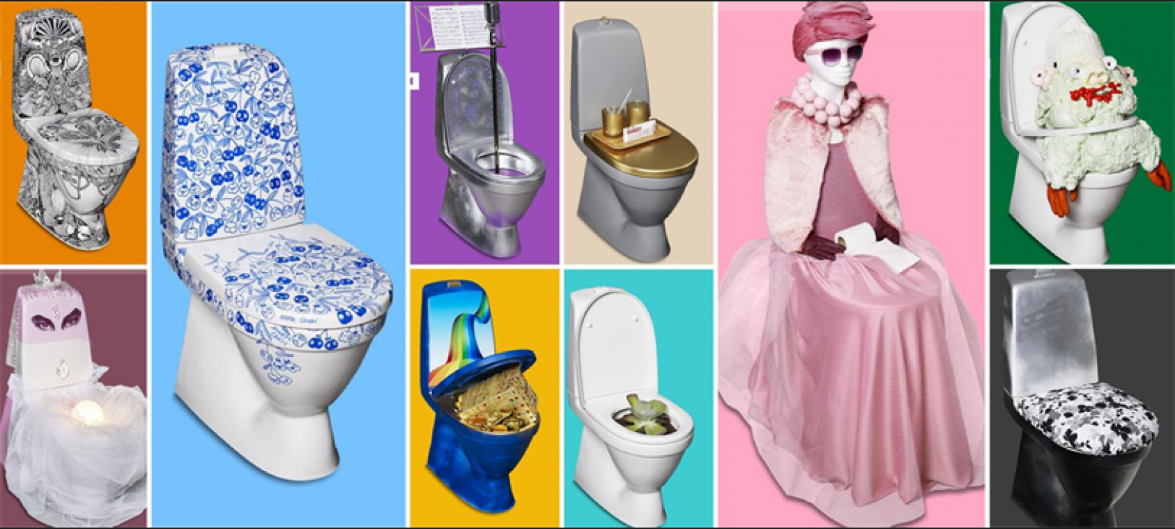Vandaag is het World Toilet Day.  Bekijk deze gepimpte exemplaren