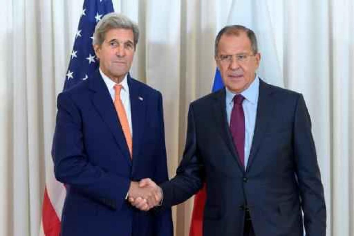 Conflit en Syrie - Kerry praat vrijdag met Lavrov over conflict in Syrië