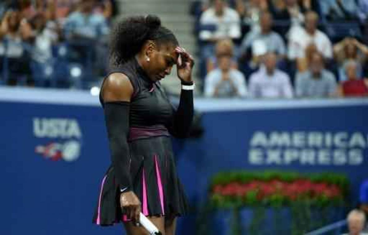 Knieproblemen hinderden Serena Williams op US Open