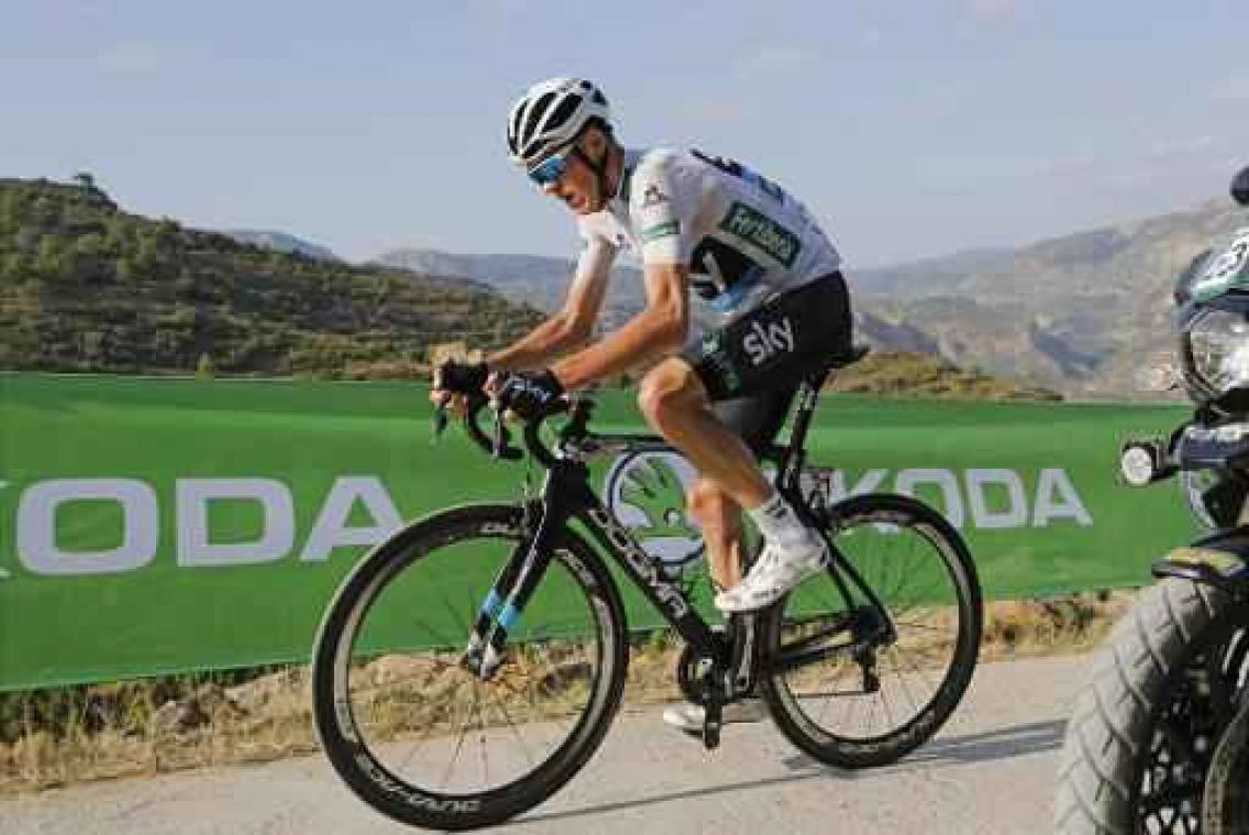 Froome nadert op Quintana na klinkende tijdritzege in Vuelta