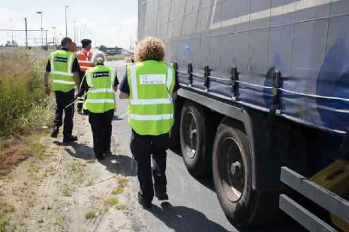 Eén vrachtwagen op vijf in overtreding bij Benelux-controles