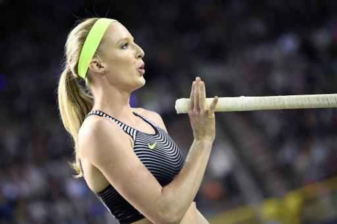 Memorial Van Damme - Amerikaanse polsstokspringster Sandi Morris gaat over 5m00