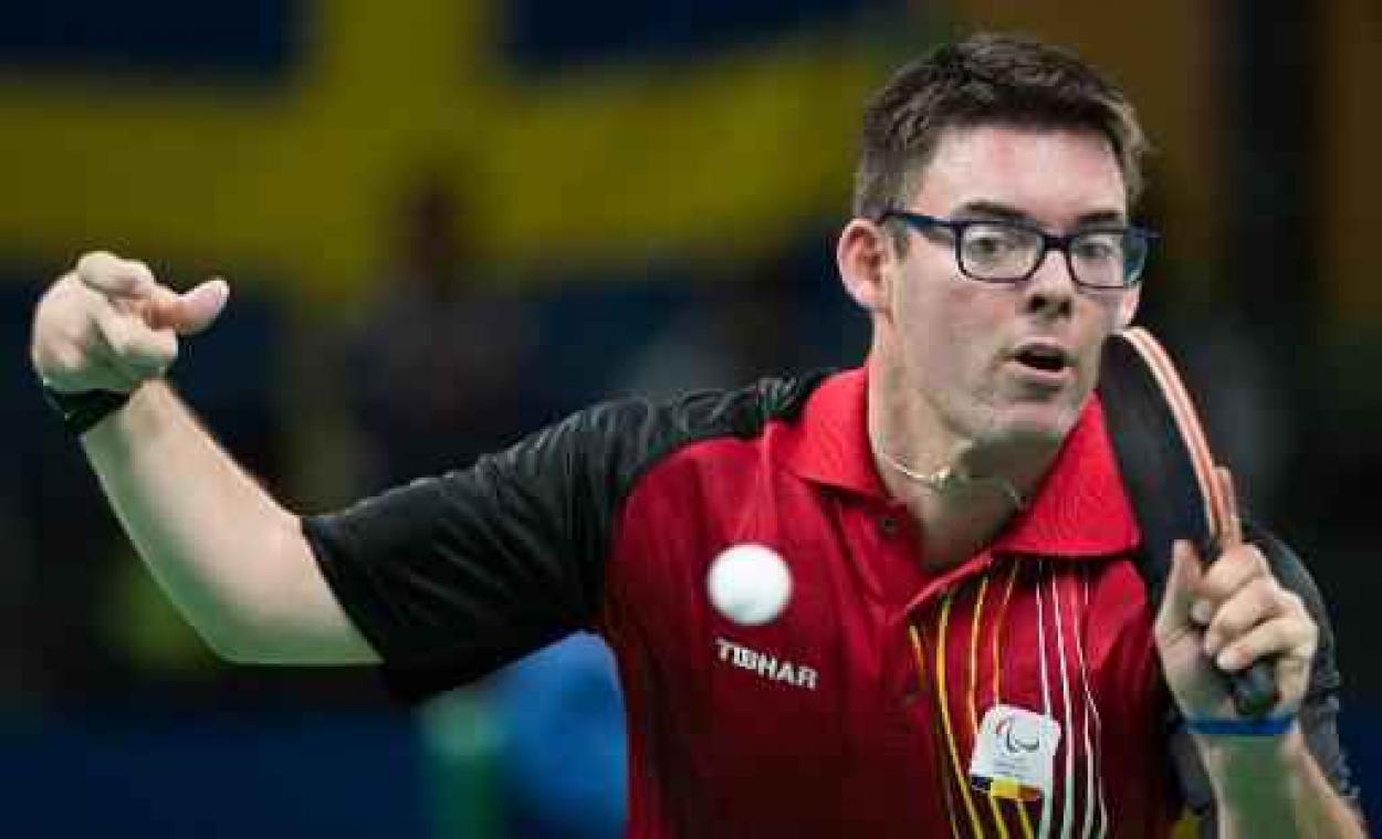 Paralympische Spelen - Tafeltennisser Van Acker naar kwartfinales, Ledoux en Loicq uitgeschakeld