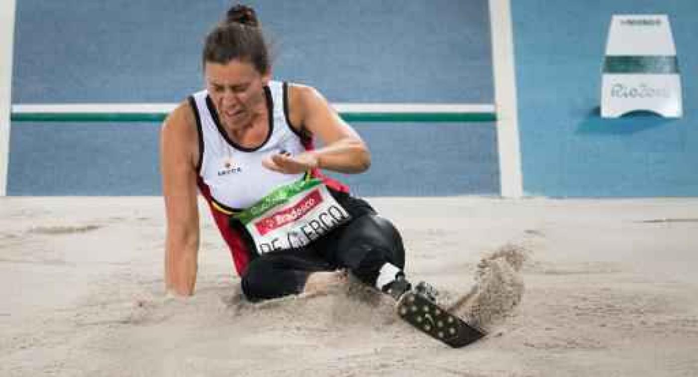 Paralympische Spelen - Livia De Clercq 9e in verspringen, Basile Meunier 7e op 1500m