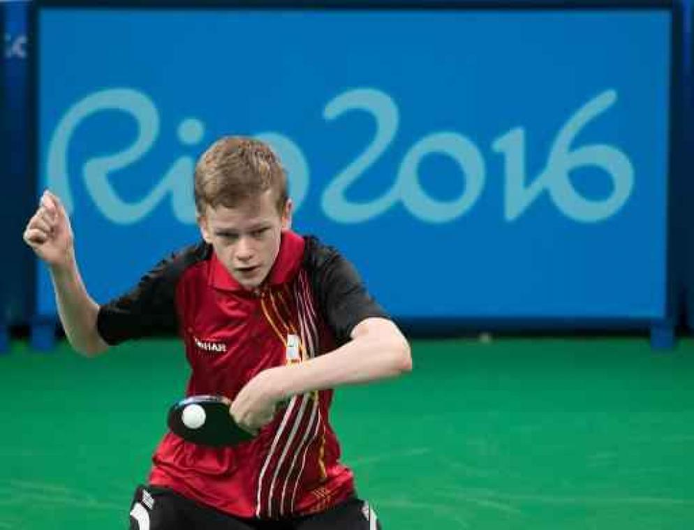Paralympische Spelen - Tafeltennissers Florian Van Acker en Laurens Devos bereiken halve finales