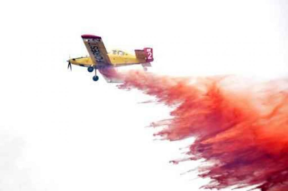 Griekse brandweer bestrijdt nog steeds vuur in Thasos