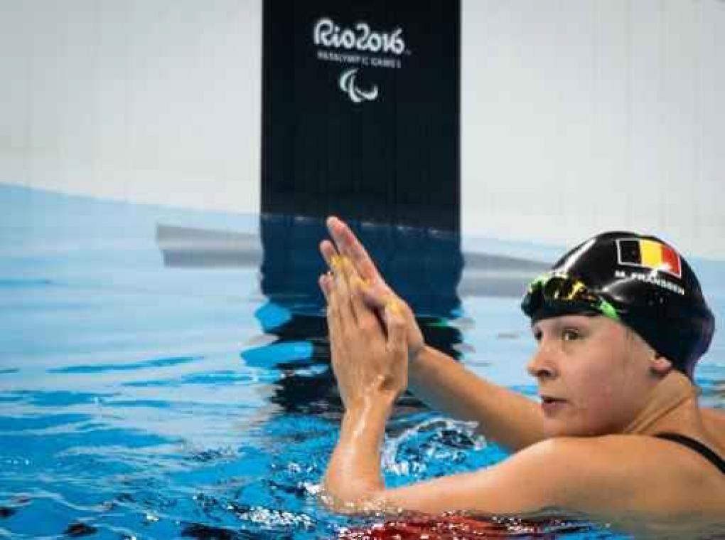 Paralympische Spelen - Michelle Franssen zesde in finale 100 meter schoolslag