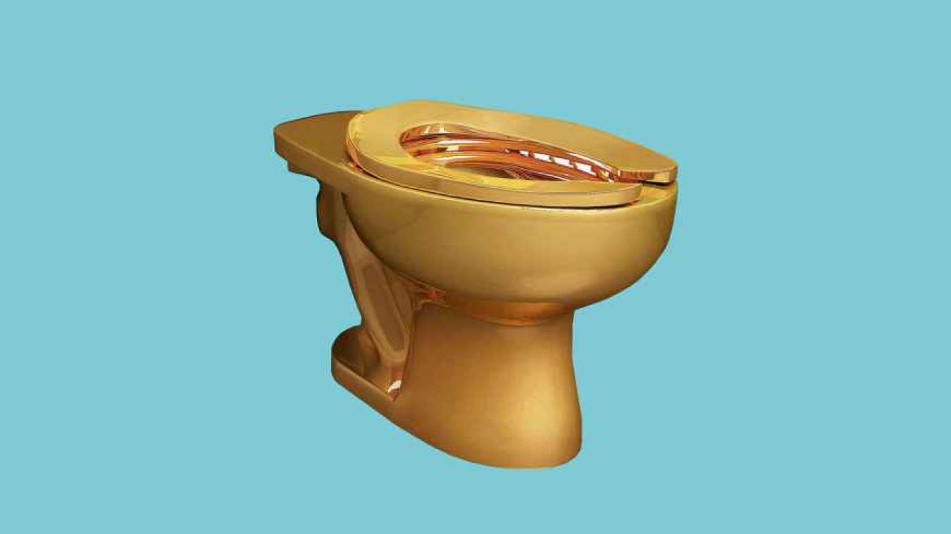 Guggenheim installeert gouden toilet