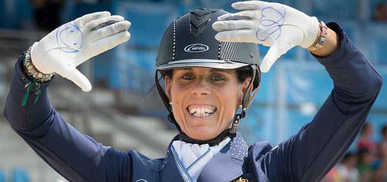 Amazone Michèle George verovert goud in individuele freestyle