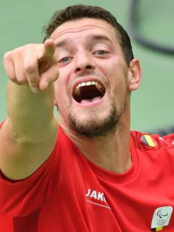 Rolstoeltennisser Joachim Gérard legt op brons beslag