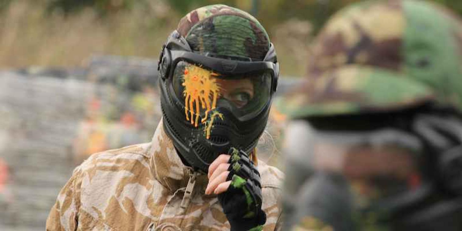 UK Paintball zoekt iemand die kogels wil opvangen