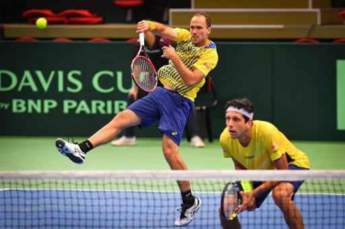 Davis Cup - Bemelmans en De Loore maken indruk op Braziliaans topduo