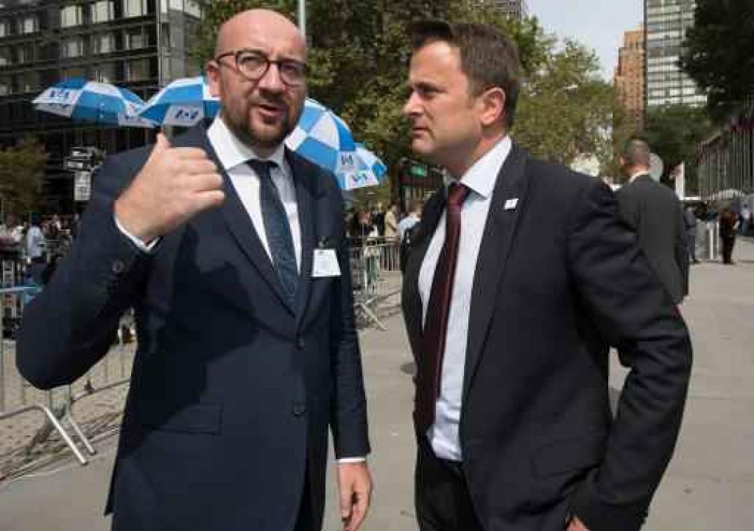 Algemene vergadering VN - Charles Michel zet inspanningen van België rond vluchtelingenproblematiek in de kijker