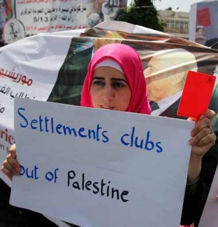 "FIFA steelt Palestijns land door Israëlische wedstrijden te dulden in bezette gebieden"