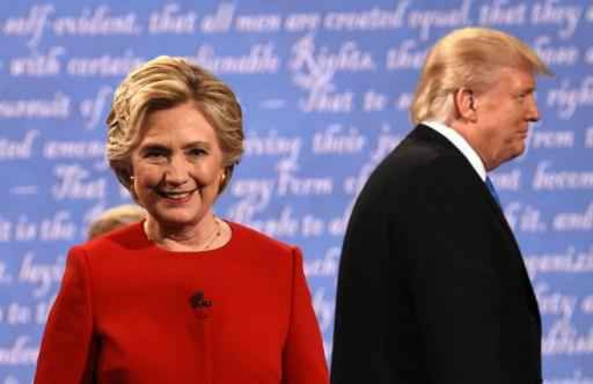 Race Witte Huis - "Trump bouwde politieke activiteiten op racistische leugen"