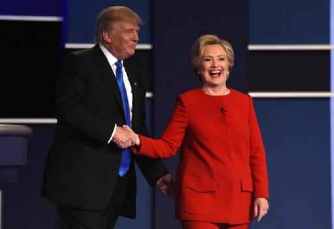 Race Witte Huis - Clinton roept kijkers op 'fact-checking' te volgen op haar website