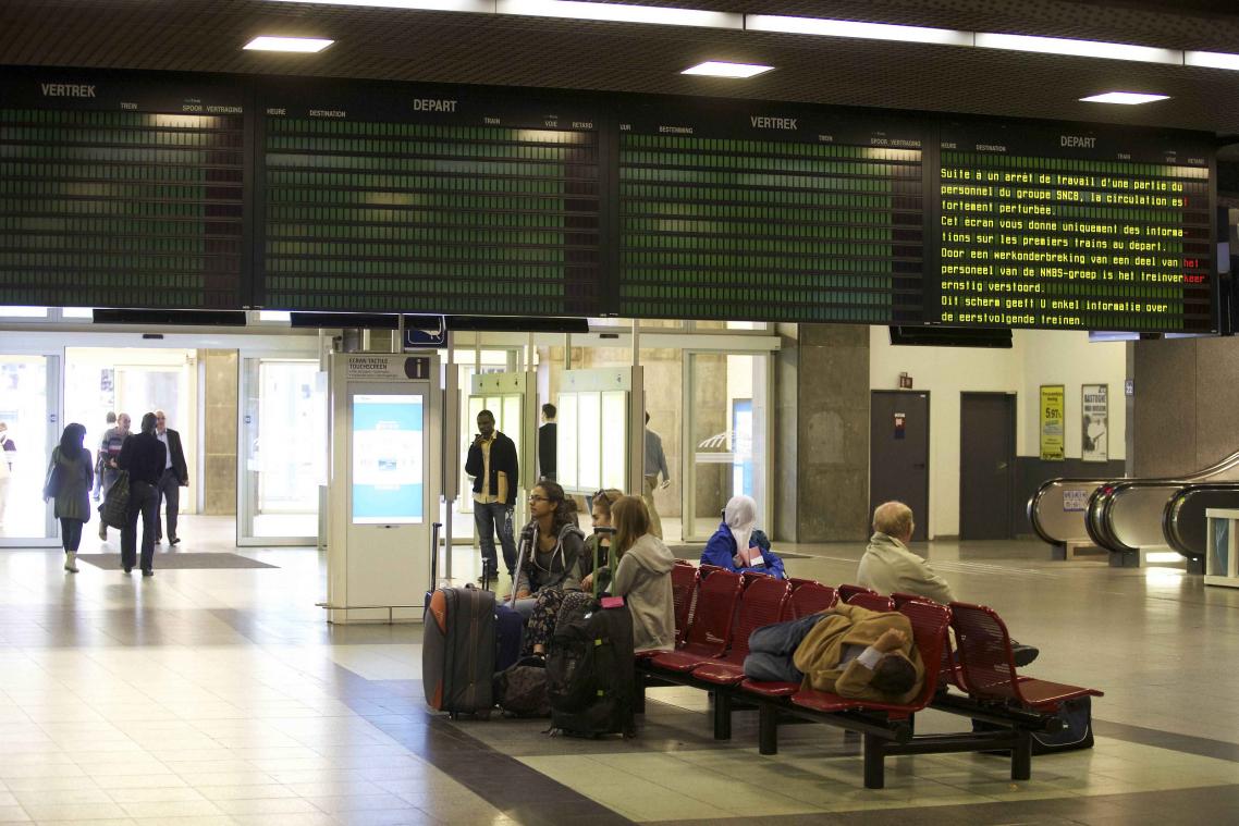 Stakingsdagen zorgen voor ongeziene drukte op @nmbs 