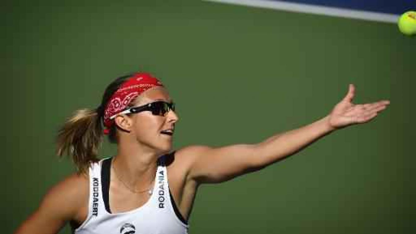 Kirsten Flipkens bereikt kwartfinales Tashkent na slijtageslag