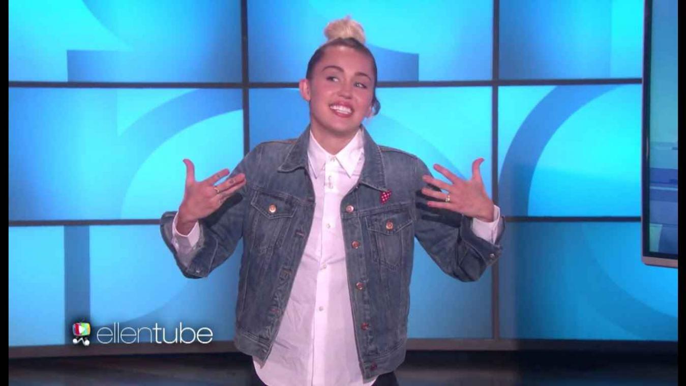 Miley Cyrus vervangt zieke Ellen DeGeneres