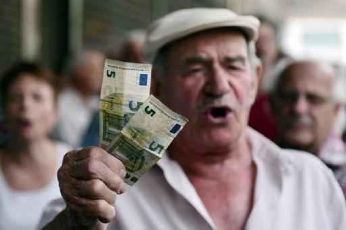Zes op tien Griekse gepensioneerden moet rondkomen met minder dan 700 euro per maand