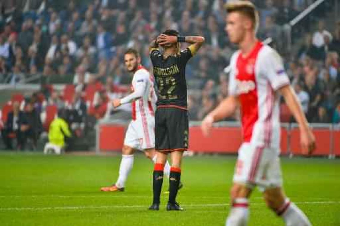 Europa League - Standard verliest met kleinste verschil bij Ajax