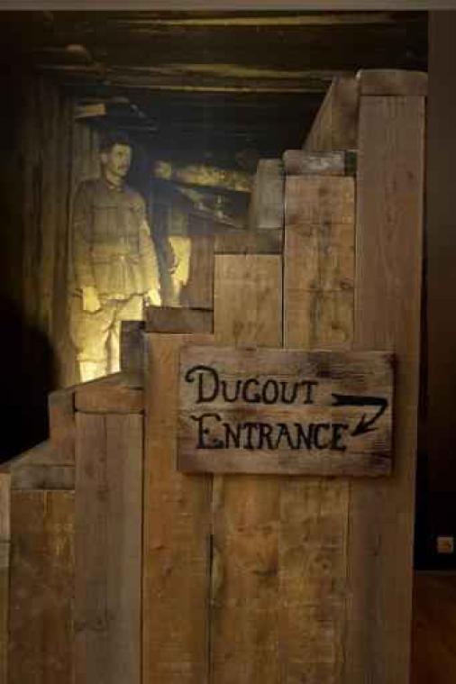Miljoenste bezoeker Memorial Museum Passchendaele krijgt inkijk in unieke dugout