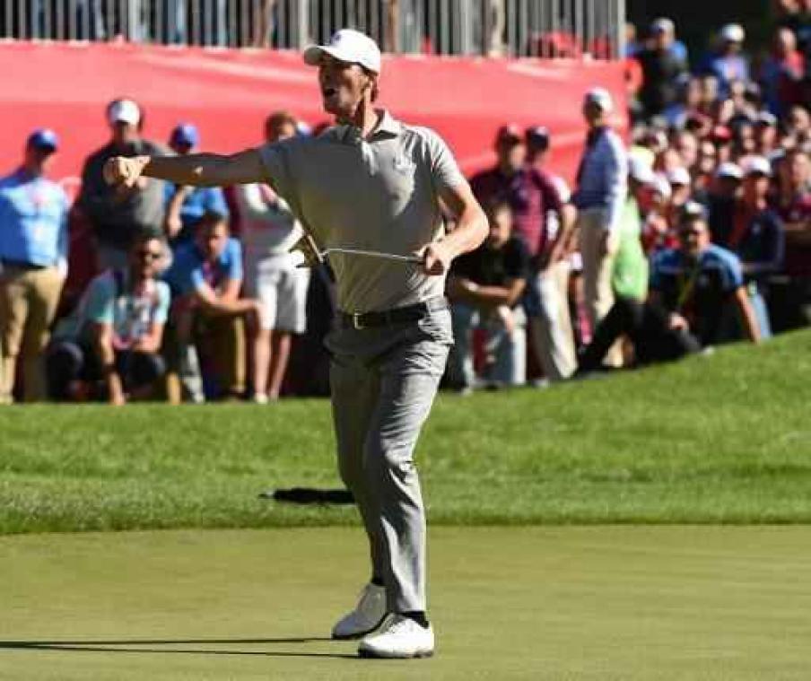 Ryder Cup - Pieters en McIlroy winnen opnieuw, Europa heeft nog kleine achterstand op VS