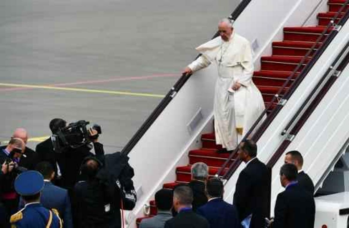 Paus Franciscus in Azerbeidzjan