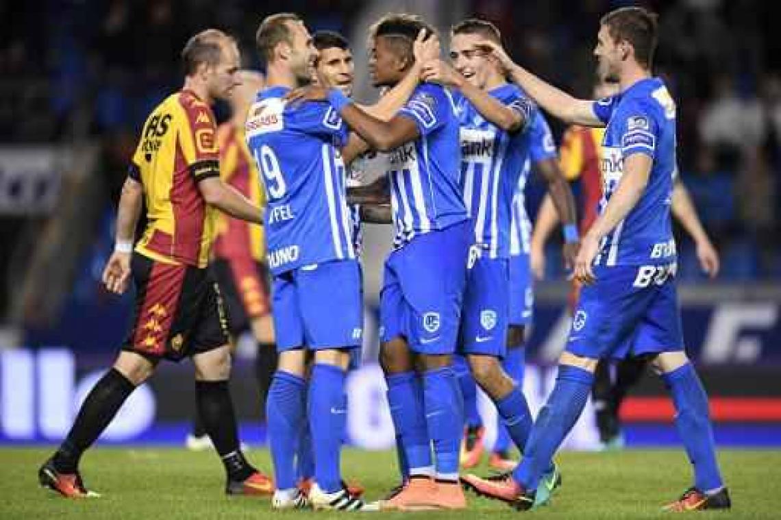 Jupiler Pro League - Racing Genk wint van tienkoppig KV Mechelen na betwistbare strafschop en rode kaart