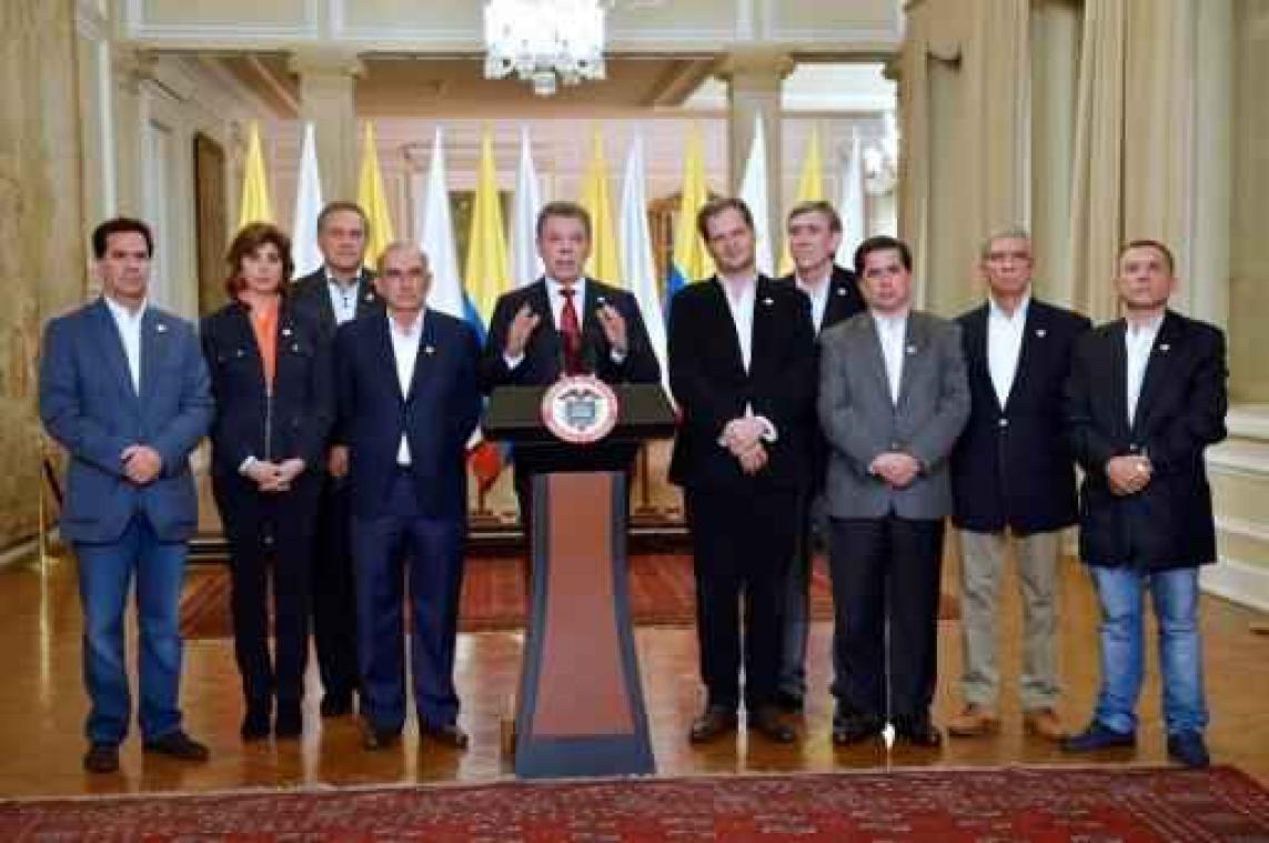 Vredesakkoord Colombia - Santos kondigt nieuwe fase in dialoog met FARC aan