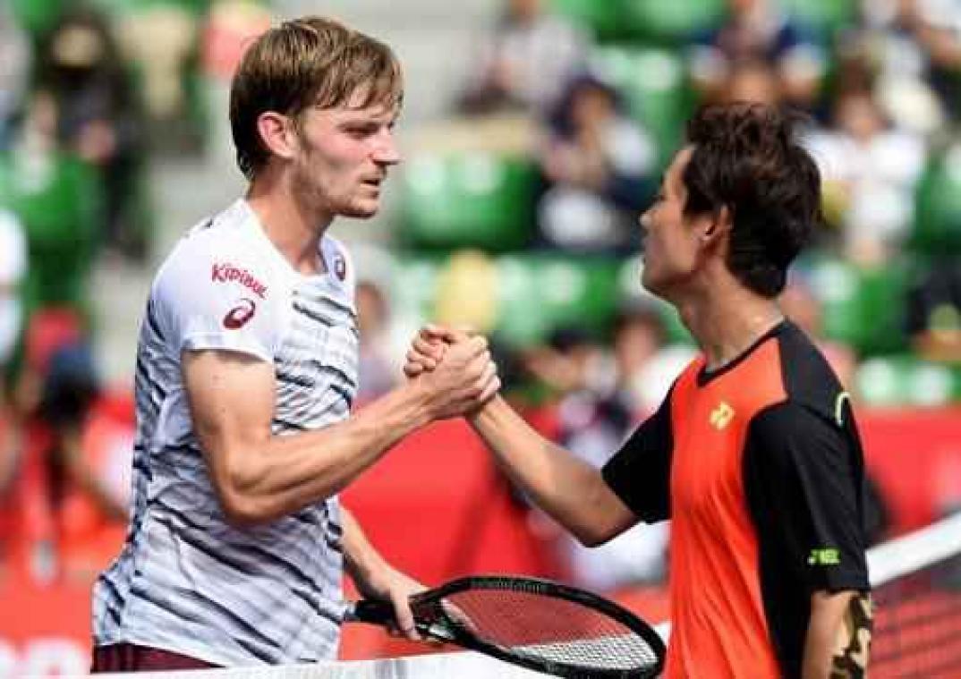 David Goffin bereikt tweede ronde in Tokio