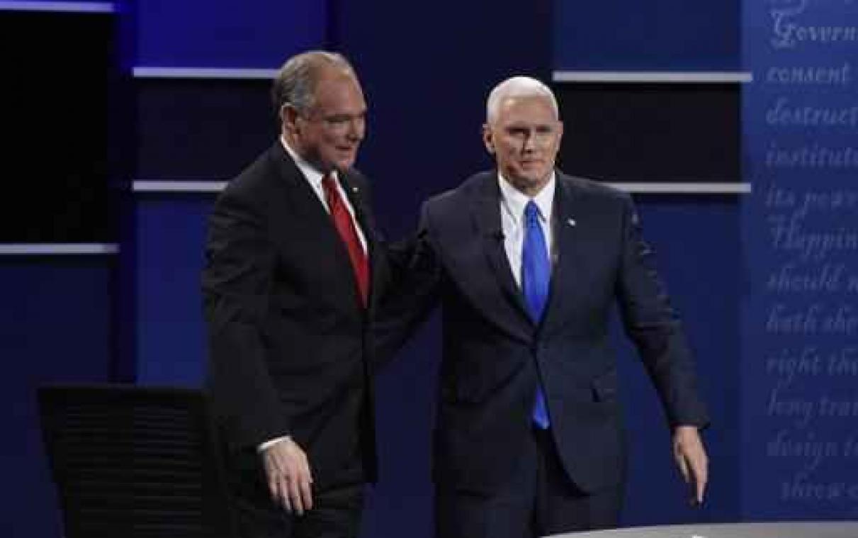 Race Witte Huis - Vicepresidenten verdedigen running mates tijdens scherp debat