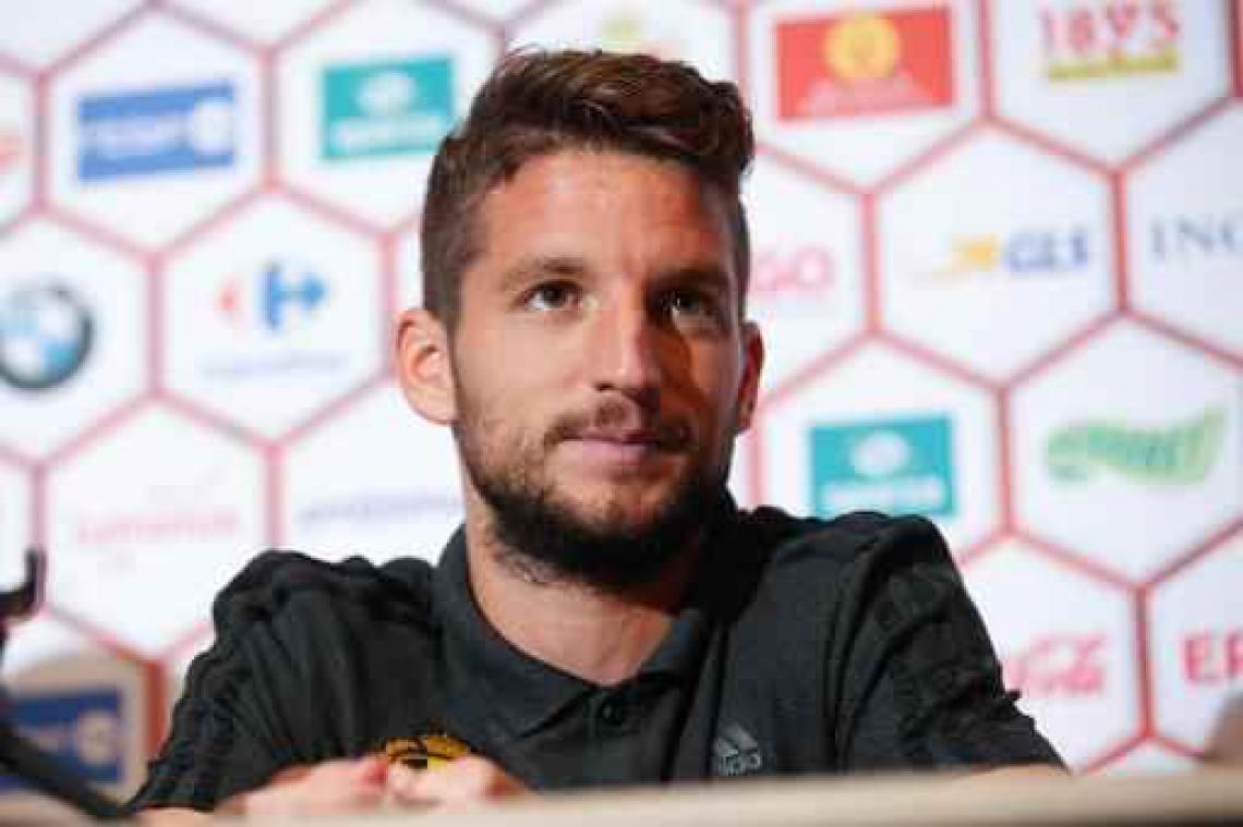 Dries Mertens hoopt op basisplaats tegen Bosnië