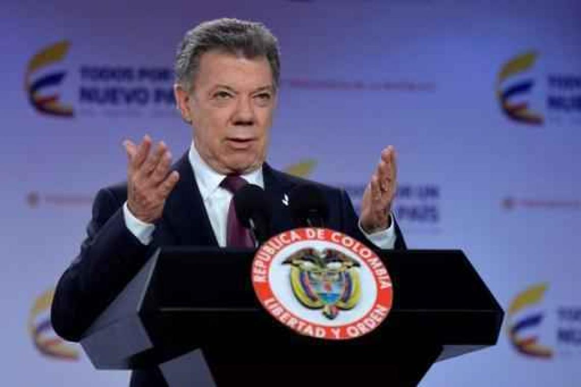 Nobelprijs voor de Vrede gaat naar Colombiaanse president Juan Manuel Santos